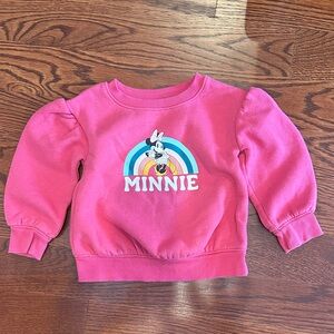 Girl Minnie pink sweater size 2t